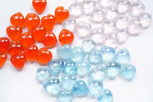 画像をギャラリービューアに読み込む, (A.B.C)高品質 カーネリアン ローズクォーツ サンタマリア アクアマリン 上部片穴 スムース ハートシェイプ