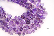 画像をギャラリービューアに読み込む, (No.1-3)高品質 アメシスト 20cm ファセット ドロップ