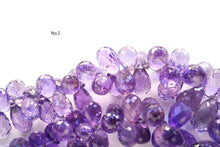 画像をギャラリービューアに読み込む, (No.1-3)高品質 アメシスト 20cm ファセット ドロップ
