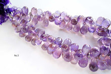 画像をギャラリービューアに読み込む, (No.1-3)高品質 アメシスト 20cm ファセット ドロップ