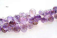 画像をギャラリービューアに読み込む, (No.1-3)高品質 アメシスト 20cm ファセット ドロップ
