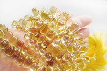 Load image into Gallery viewer, (ペアシェイプ/ドロップ)宝石質 レモンクォーツ スムース