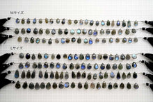 画像をギャラリービューアに読み込む, (M/L)ラブラドライト スムース ペアシェイプ