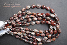 Load image into Gallery viewer, (半連/1連)高品質 クレイジーレース ジャスパー ファセットオーバル マイクロカット