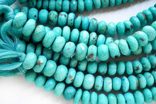 Load image into Gallery viewer, 上質 アリゾナ産 ターコイズ 28cm ファセット ロンデル