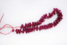 Load image into Gallery viewer, (No.1-5) High Quality Longido Unheated Ruby Plain Pear Shape