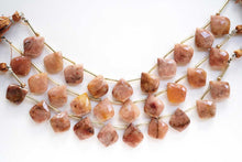 画像をギャラリービューアに読み込む, (2pc/10pc)ゼブラジャスパー リーフシェイプ ピンクベージュ