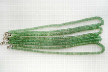 Load image into Gallery viewer, (1/2本、1本)上質 グリーンカイヤナイト ネックレス 40cm ファセットヘイシ/ディスク