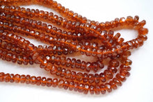 Load image into Gallery viewer, 上質 オレンジカイヤナイト 41cm ファセット ロンデル ボタン