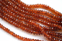 Load image into Gallery viewer, 上質 オレンジカイヤナイト 41cm ファセット ロンデル ボタン