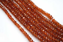 Load image into Gallery viewer, 上質 オレンジカイヤナイト 41cm ファセット ロンデル ボタン