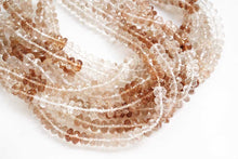 画像をギャラリービューアに読み込む, 宝石質 インペリアルトパーズ ファセット ロンデル ボタンカット