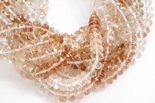 画像をギャラリービューアに読み込む, 宝石質 インペリアルトパーズ ファセット ロンデル ボタンカット