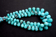 Load image into Gallery viewer, (No.1-4)アリゾナ産 ターコイズ ファセット ドロップ 21cm
