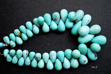 Load image into Gallery viewer, (No.1-4)アリゾナ産 ターコイズ ファセット ドロップ 21cm