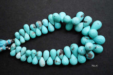 Load image into Gallery viewer, (No.1-4)アリゾナ産 ターコイズ ファセット ドロップ 21cm