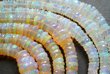 画像をギャラリービューアに読み込む, (半連/1連)宝石質 エチオピア産 オパール ファセット ヘイシ ワッシャー