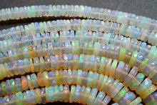 画像をギャラリービューアに読み込む, (半連/1連)宝石質 エチオピア産 オパール ファセット ヘイシ ワッシャー