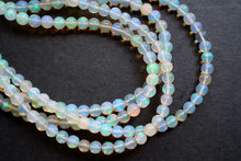 Load image into Gallery viewer, (S/M/L, 1 Strand) Fine Ethiopian Precious Opal Brown Smooth Rondelle