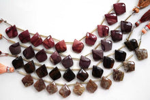 画像をギャラリービューアに読み込む, (4色)ムーアカイト リーフシェイプ レッド ココア ブラウン ミックス