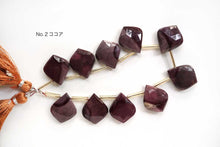 画像をギャラリービューアに読み込む, (4色)ムーアカイト リーフシェイプ レッド ココア ブラウン ミックス