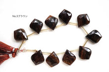 画像をギャラリービューアに読み込む, (4色)ムーアカイト リーフシェイプ レッド ココア ブラウン ミックス