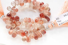 Load image into Gallery viewer, (19-22 grains per row) Fine Oregon Sunstone Rough Drop Beads