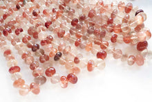 Load image into Gallery viewer, (19-22 grains per row) Fine Oregon Sunstone Rough Drop Beads