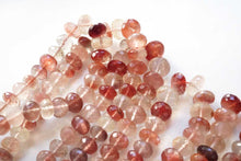 Load image into Gallery viewer, (19-22 grains per row) Fine Oregon Sunstone Rough Drop Beads