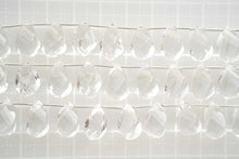 画像をギャラリービューアに読み込む, (6pcs/1連)宝石質 ロック・クリスタル ツイストドロップ スクリュードロップ