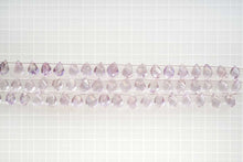 画像をギャラリービューアに読み込む, (6pcs/1連)宝石質 ピンクアメシスト ツイストドロップ スクリュードロップ