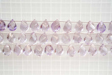 画像をギャラリービューアに読み込む, (6pcs/1連)宝石質 ピンクアメシスト ツイストドロップ スクリュードロップ
