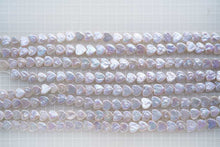 Load image into Gallery viewer, Freshwater Pearl Poppy Baroque Creo Hole White 38 cm