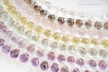 画像をギャラリービューアに読み込む, (6pcs/1連)宝石質 ロック・クリスタル ツイストドロップ スクリュードロップ