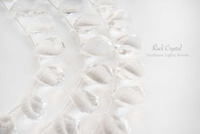 画像をギャラリービューアに読み込む, (6pcs/1連)宝石質 ロック・クリスタル ツイストドロップ スクリュードロップ