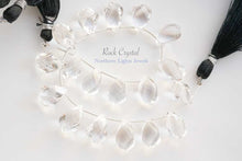画像をギャラリービューアに読み込む, (6pcs/1連)宝石質 ロック・クリスタル ツイストドロップ スクリュードロップ
