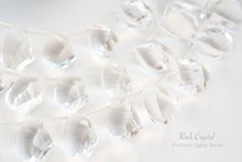 画像をギャラリービューアに読み込む, (6pcs/1連)宝石質 ロック・クリスタル ツイストドロップ スクリュードロップ