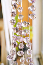 画像をギャラリービューアに読み込む, (6pcs/1連)宝石質 ピンクアメシスト ツイストドロップ スクリュードロップ