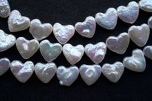 Load image into Gallery viewer, Freshwater Pearl Poppy Baroque Creo Hole White 38 cm