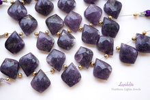 Load image into Gallery viewer, (2/10pc)レピドライト リーフシェイプ