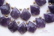 Load image into Gallery viewer, (2/10pc)レピドライト リーフシェイプ