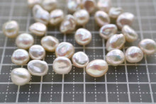 画像をギャラリービューアに読み込む, (4pc)淡水パール ホワイト 無穴ルース ケシ風 バロック