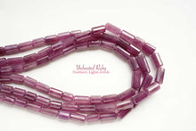 画像をギャラリービューアに読み込む, (半連/1連)上質 非加熱ルビー ファセットチューブ