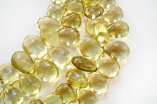 画像をギャラリービューアに読み込む, 宝石質 レモンクォーツ 18cm スムースペアシェイプ