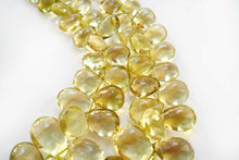 画像をギャラリービューアに読み込む, 宝石質 レモンクォーツ 18cm スムースペアシェイプ