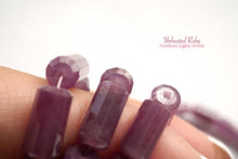 画像をギャラリービューアに読み込む, (半連/1連)上質 非加熱ルビー ファセットチューブ