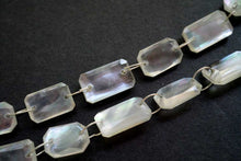 Load image into Gallery viewer, 高品質 ロック・クリスタル+MOP トリプレット ダブルホール レクタングル