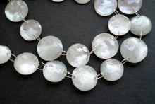 画像をギャラリービューアに読み込む, 高品質 クリスタル+MOP ラウンド ハンマードカット カボション