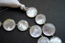 画像をギャラリービューアに読み込む, 高品質 クリスタル+MOP ラウンド ハンマードカット カボション