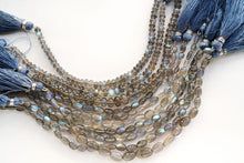 画像をギャラリービューアに読み込む, 高品質 ラブラドライト スムースロンデル スムースオーバル